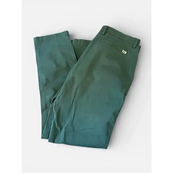Lacoste Men's Solid Slim Fit Pant in Sequoia Size 32 US 36 - Picture 3 of 6